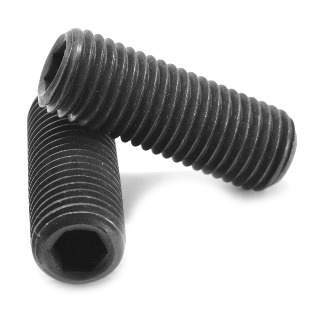 Picture of Brighton Best 601188 #10-32X1-3/4" Socket Set Screws Cup Point Fine Alloy Thermal Black Oxide